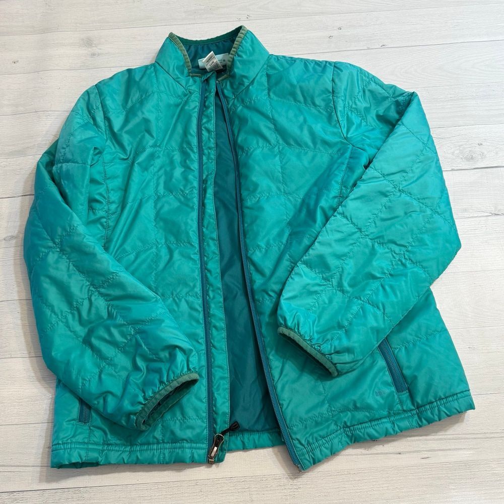 REI girls teal blue lightweight‎ puffer jacket XL 18